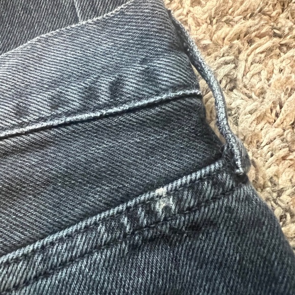 Agolde Jeans 25 Womens Black Fade High Rise The 90s Loose Straight Leg EUC - Picture 9 of 10